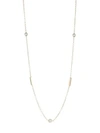 ZOË CHICCO Diamond Pendant & 14K Gold Bar Necklace