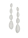 ADRIANA ORSINI Cascading Pavé Drop Earrings