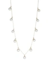 ZOË CHICCO 4MM Pearl Pendant Choker Necklace