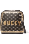 GUCCI Printed leather shoulder bag