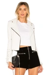 THE MIGHTY COMPANY FLORENCE THE BIKER CROP JACKET