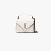 Saint Laurent Cream Lou Lou Medium Leather Shoulder Bag - Neutrals In Nude/neutrals