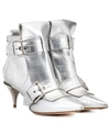 ALEXANDER MCQUEEN LEATHER ANKLE BOOTS,P00314036
