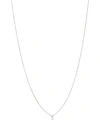 AERODIAMONDS AERODIAMONDS 18K WHITE GOLD DUET DIAMOND DROP NECKLACE, 18,N0L0200RD-W