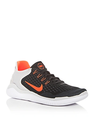 Nike Men's Free Run 2018 Running Trainers From Finish Line In Black