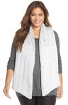 Tart 'kya' Faux Fur Vest In Natural Grey