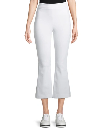 Opening Ceremony William Flare-leg Stretch-knit Pants In White