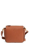 GHURKA TILLEY LEATHER CROSSBODY BAG - BROWN,GWEUB760NCHZ