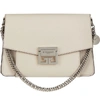 GIVENCHY SMALL GV3 LEATHER CROSSBODY BAG - BEIGE,BB501CB032
