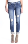KUT FROM THE KLOTH CATHERINE RIPPED BOYFRIEND JEANS,KP0250MA6