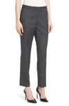 HUGO BOSS TILUNA WINDOWPANE SLIM LEG TROUSERS,5038507297200