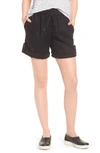 EILEEN FISHER ROLLED ORGANIC LINEN SHORTS,S8HLH-P3974M