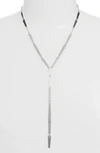 Kendra Scott Gail Linear Link Necklace, 17 In Silver