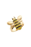 KATE SPADE PICNIC PERFECT PAVE BEE RING,WBRUF487