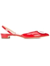 FABIO RUSCONI BUCKLED POINTED SLINGBACK FLATS,S343912796694