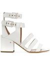 LAURENCE DACADE strappy buckled sandals,RELASHINYCRUMPLEDCALF12830766