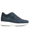 Hogan Interactive Low-top Sneakers In Blue