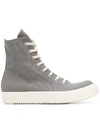 RICK OWENS DRKSHDW LACE-UP HI-TOP SNEAKERS,DU18S3801CV12802243