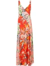 DIANE VON FURSTENBERG DVF DIANE VON FURSTENBERG PRINTED MAXI DRESS - RED,11465DVF12689020