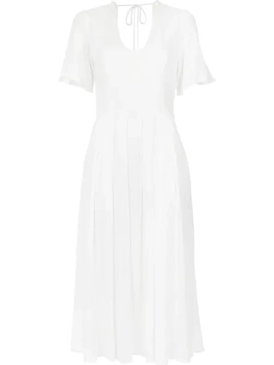 Alcaçuz Midi Dress In White