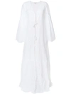 ANJUNA ANJUNA LONG FLARED SLEEVE DRESS - WHITE,FILOS1812803635