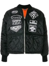 KTZ SCOUT PATCHES QUILTED BOMBER JACKET,SS18JK09M12810399