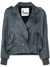 8PM 8PM PRINTED BOMBER JACKET - GREY,D8PM81K4212789598