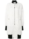 Y-3 Y-3 LONG BOMBER JACKET - WHITE,CY686512786954