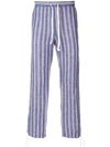 TSS TS(S) DRAWSTRING WAIST TROUSERS - BLUE,KT38JP0412801157