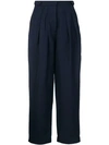 STUDIO NICHOLSON DOUBLE PLEAT TAPERED TROUSERS,SN26512811123