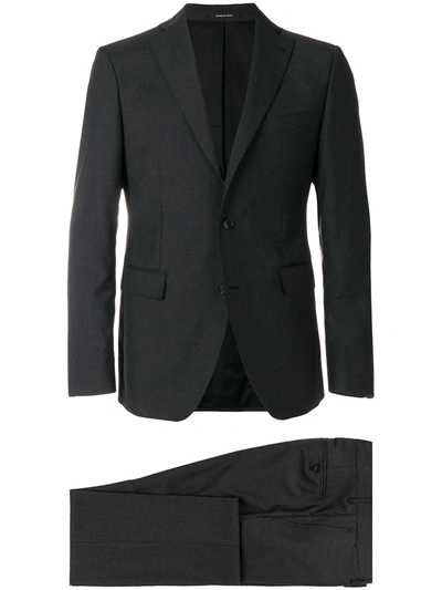 Tagliatore Basic Style Suit In Black