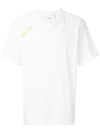 HELMUT LANG LOGO ASYMMETRIC T-SHIRT,I01HM50812832083