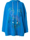 MIRA MIKATI embroidered hoodie,JS05SS1812522077