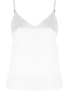 ANDREA YA'AQOV ANDREA YA'AQOV V-BACK CAMI TOP - WHITE,18WSAN3912803457