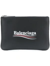 BALENCIAGA BALENCIAGA EVERYDAY POUCH - BLACK,516358D6W9N12670905