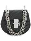 Chloé Chloe Mini Drew Bijou Quilted Smooth Calfskin Shoulder Bag In Black