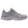 NEW BALANCE MEN'S 990 V4 RUNNING SHOES, GREY,2345001