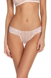 HANKY PANKY EYELET & LACE THONG,9U1671