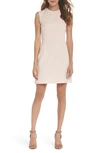 French Connection 'sundae' Stretch Minidress In Barley Pink