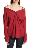 Theory Tamalee Silk Shirt In Bright Raspberry