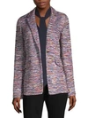 ST JOHN Multi-Color Tweed Jacket