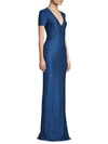 ST JOHN Luster Sequin-Knit Gown
