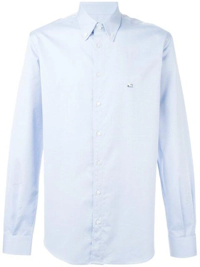 Etro Classic Casual Shirt In Blue