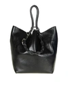 ALEXANDER WANG SMALL ROXY BAG IN BLACK LEATHER,10551800