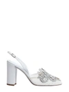 RENÉ CAOVILLA CRYSTAL EMEBELLISHED SLINGBACKS,10550453