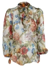 DOLCE & GABBANA FLORAL PRINT BLOUSE,10551477