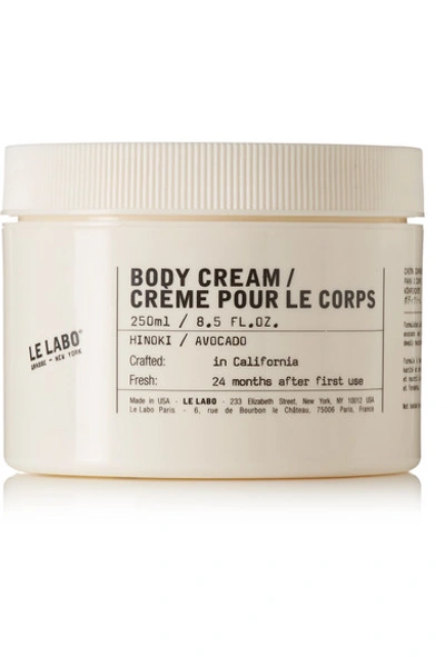 Le Labo Hinoki Body Cream 250ml In Colourless