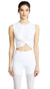 CUSHNIE ET OCHS XIAMARA CROPPED TANK TOP