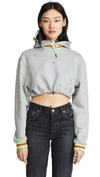 OPENING CEREMONY RINGER CROPPED HOODIE