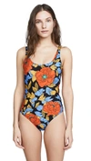 DIANE VON FURSTENBERG GROMMET ONE PIECE